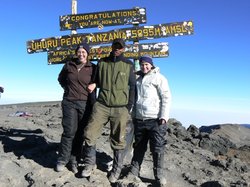 Claire Seaward climbing Mount Kilimanjaro 
